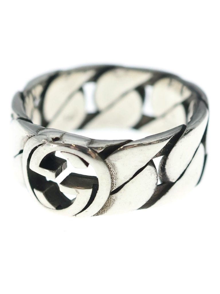 Gucci Interlocking Ring Silver